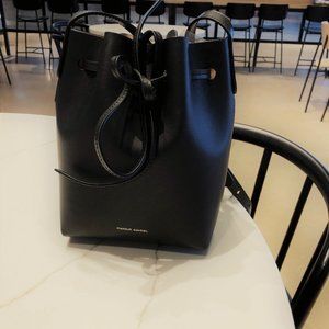 SOLD! Mansur Gavriel Mini Mini Bucket Bag in Black